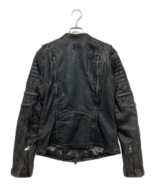 HARLEY-DAVIDSON（ハーレーダビッドソン）HARLEY-DAVIDSON (ハーレーダビッドソン) レザーライダースジャケット / ライディングジャケット ブラック サイズ:Mの古着・服飾アイテム