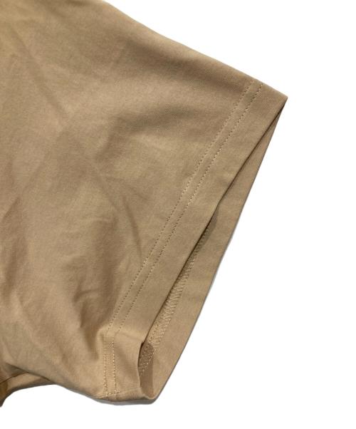 BURBERRY（バーバリー）BURBERRY (バーバリー) プローサムラベル コットン オーバーサイズ 半袖 Tシャツ ベージュ サイズ:Lの古着・服飾アイテム
