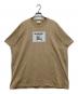 BURBERRY（バーバリー）の古着「プローサムラベル コットン オーバーサイズ 半袖 Tシャツ」｜ベージュ