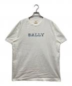 BALLYバリー）の古着「ロゴTシャツ」｜ホワイト