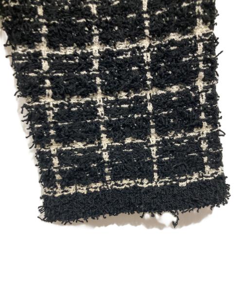 JOURNAL STANDARD（ジャーナルスタンダード）JOURNAL STANDARD (ジャーナルスタンダード) ツィードクロップドジャケット ブラック サイズ:FREEの古着・服飾アイテム