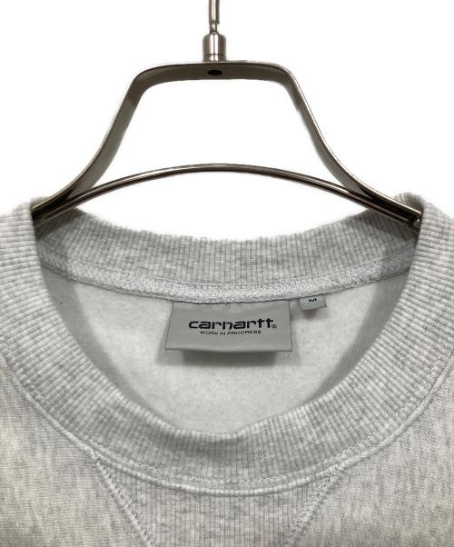 CarHartt（カーハート）CarHartt (カーハート) AMERICAN SCRIPT SWEATSHIRT グレー サイズ:Mの古着・服飾アイテム