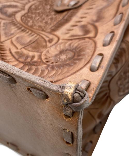 Carving Tribes（カービングトライブス）Carving Tribes (カービングトライブス) トートバッグ ブラウンの古着・服飾アイテム