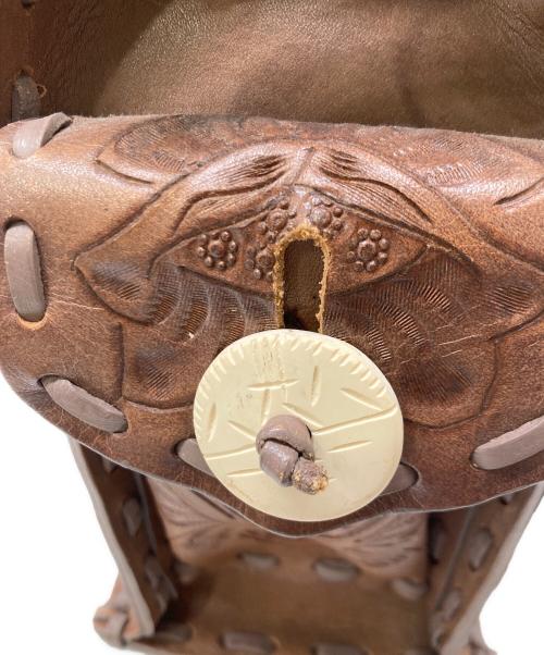 Carving Tribes（カービングトライブス）Carving Tribes (カービングトライブス) トートバッグ ブラウンの古着・服飾アイテム