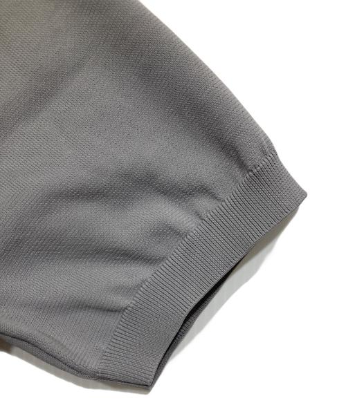 SLOANE（スローン）SLOANE (スローン) 半袖ニット / 18G二重臼天竺 半袖クルーネックニット ライトグレー サイズ:34の古着・服飾アイテム