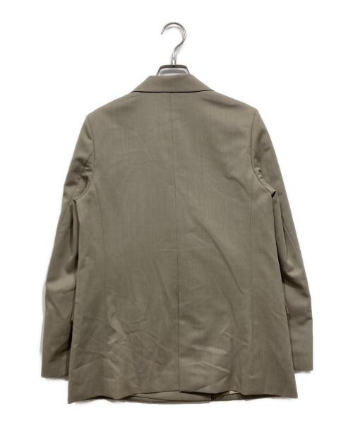 green label relaxing（グリーンレーベルリラクシング）green label relaxing (グリーンレーベルリラクシング) ダブルジャケット ベージュ サイズ:Sの古着・服飾アイテム