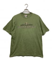 HARLEY-DAVIDSON（ハーレーダビッドソン）の古着「プリントTシャツ」｜グリーン