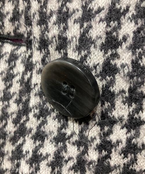 MaxMara（マックスマーラ）MaxMara (マックスマーラ) 千鳥柄コート グレー×ブラック サイズ:36の古着・服飾アイテム