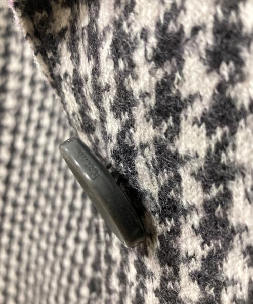 MaxMara（マックスマーラ）MaxMara (マックスマーラ) 千鳥柄コート グレー×ブラック サイズ:36の古着・服飾アイテム