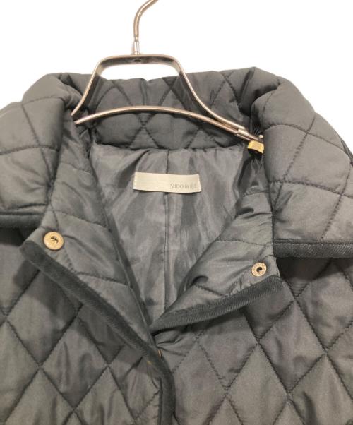 SHOO LA RUE（シューラルー）SHOO LA RUE (シューラルー) サッと羽織れる ダイヤ柄キルトジャケット/キルティング ブラック サイズ:Sの古着・服飾アイテム