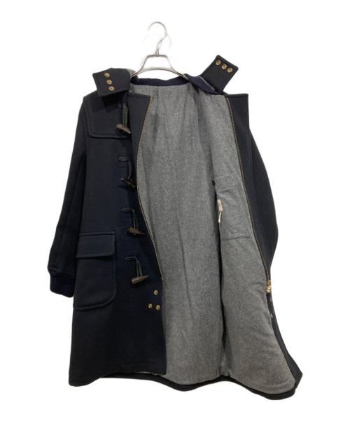 SCYEBASICS（サイベーシックス）SCYEBASICS (サイベーシックス) メルトンダッフルコート ブラック サイズ:38の古着・服飾アイテム