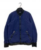 DIESELディーゼル）の古着「ナイロンジャケット/ブルゾン」｜ネイビー
