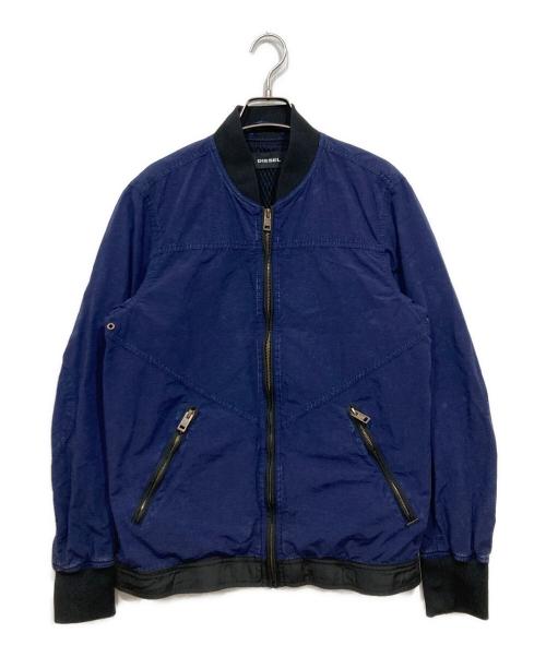 DIESEL（ディーゼル）DIESEL (ディーゼル) ナイロンジャケット/ブルゾン ネイビー サイズ:Sの古着・服飾アイテム
