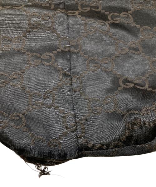 GUCCI（グッチ）GUCCI (グッチ) GGキャンバス ワンハンドルバッグ ブラウンブラックの古着・服飾アイテム