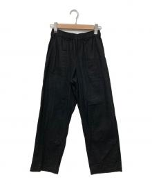 SLOBE IENA（スローブ イエナ）の古着「レーヨンリネン イージーパンツ」｜ブラック