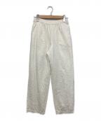 SLOBE IENAスローブ イエナ）の古着「レーヨンリネンイージーパンツ」｜ホワイト