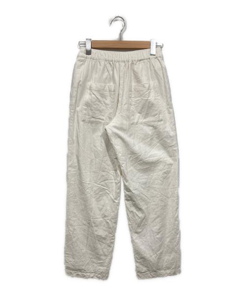 SLOBE IENA（スローブ イエナ）SLOBE IENA (スローブ イエナ) レーヨンリネンイージーパンツ ホワイト サイズ:36の古着・服飾アイテム