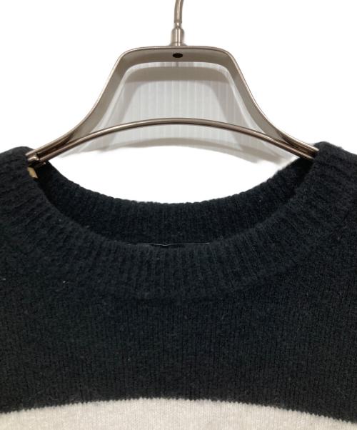 theory（セオリー）theory (セオリー) カシミヤ混ニット ホワイト×ブラック サイズ:Sの古着・服飾アイテム