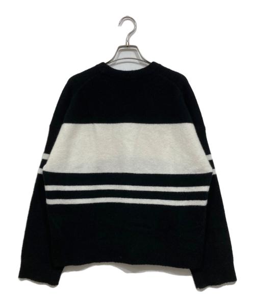 theory（セオリー）theory (セオリー) カシミヤ混ニット ホワイト×ブラック サイズ:Sの古着・服飾アイテム