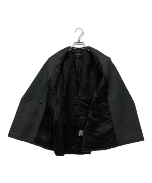 theory（セオリー）theory (セオリー) SLEEK FLANNEL BOXY DB JKT ブラック サイズ:00の古着・服飾アイテム