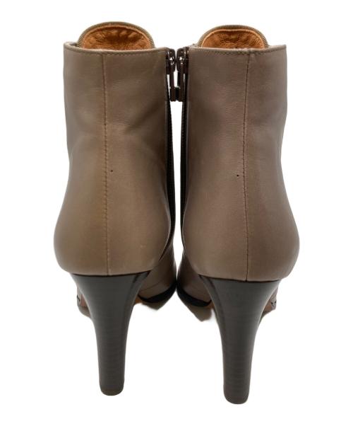 LANVIN（ランバン）LANVIN (ランバン) ショートブーツ ブラウン サイズ:23cmの古着・服飾アイテム