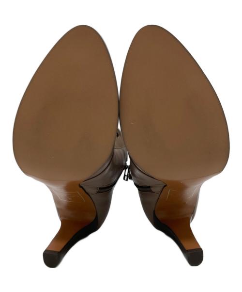 LANVIN（ランバン）LANVIN (ランバン) ショートブーツ ブラウン サイズ:23cmの古着・服飾アイテム