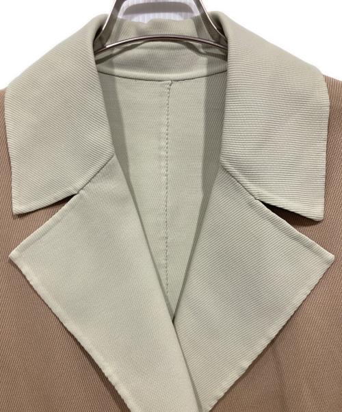 qualite（カリテ）qualite (カリテ) リバーシブルジャケット ベージュ×グリーン サイズ:Fの古着・服飾アイテム