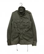 ATTACHMENTアタッチメント）の古着「ミリタリージャケット」｜カーキ