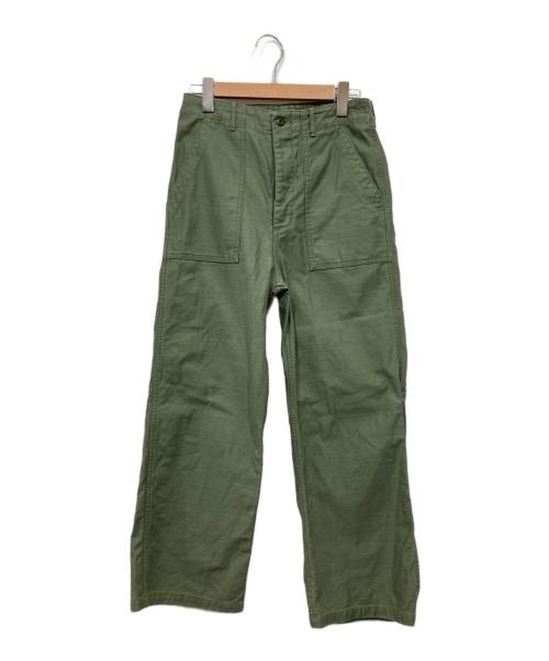 FRAMeWORK（フレームワーク）FRAMeWORK (フレームワーク) バックサテンベイカーパンツ カーキ サイズ:38の古着・服飾アイテム
