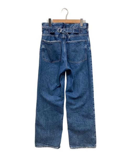 upper hights（アッパーハイツ）upper hights (アッパーハイツ) HE OLIVIA　リラックスワイドストレート ブルー サイズ:W25の古着・服飾アイテム