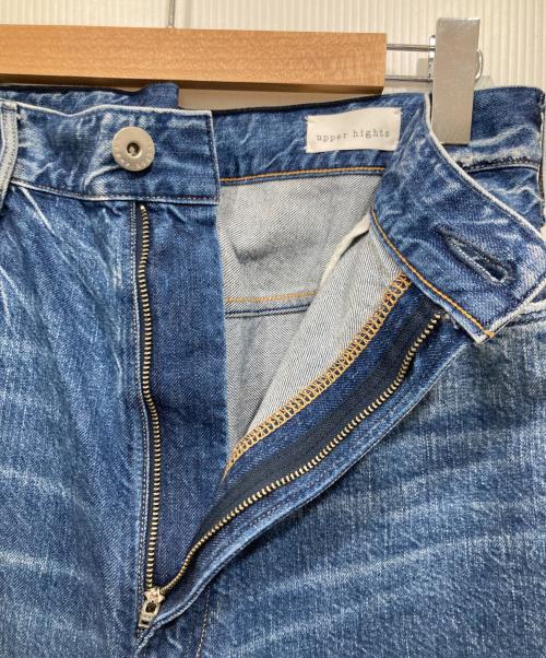 upper hights（アッパーハイツ）upper hights (アッパーハイツ) HE OLIVIA　リラックスワイドストレート ブルー サイズ:W25の古着・服飾アイテム