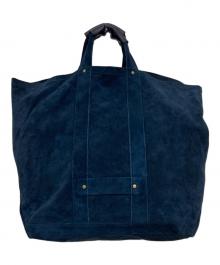 seven by seven（セブンバイセブン）の古着「スエード レザー トートバッグ」｜ネイビー