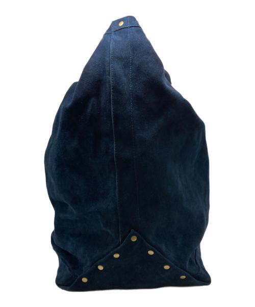 seven by seven（セブンバイセブン）SEVEN BY SEVEN (セブンバイセブン) スエード レザー トートバッグ ネイビーの古着・服飾アイテム