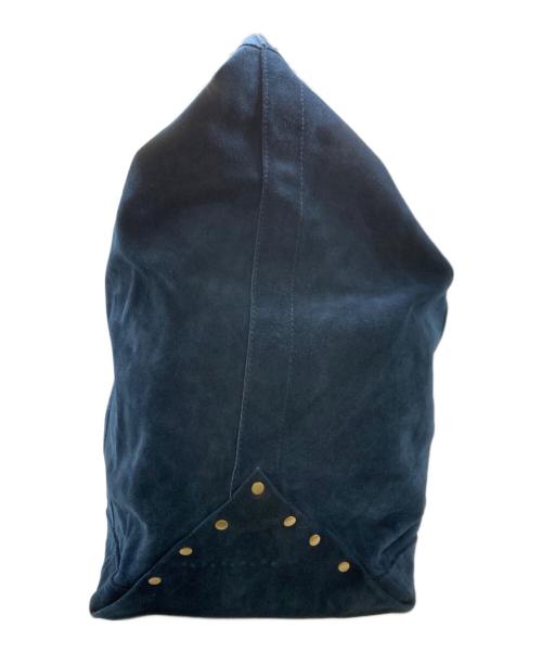 seven by seven（セブンバイセブン）SEVEN BY SEVEN (セブンバイセブン) スエード レザー トートバッグ ネイビーの古着・服飾アイテム