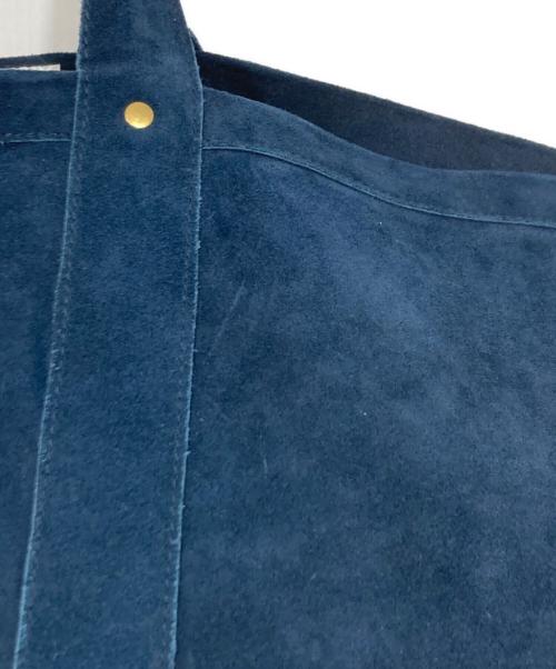 seven by seven（セブンバイセブン）SEVEN BY SEVEN (セブンバイセブン) スエード レザー トートバッグ ネイビーの古着・服飾アイテム