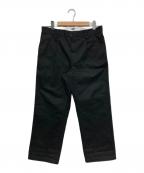 WACKO MARIA×Dickiesワコマリア×ディッキーズ）の古着「トラウザーズパンツ / PLEATED TROUSERS」｜ブラック