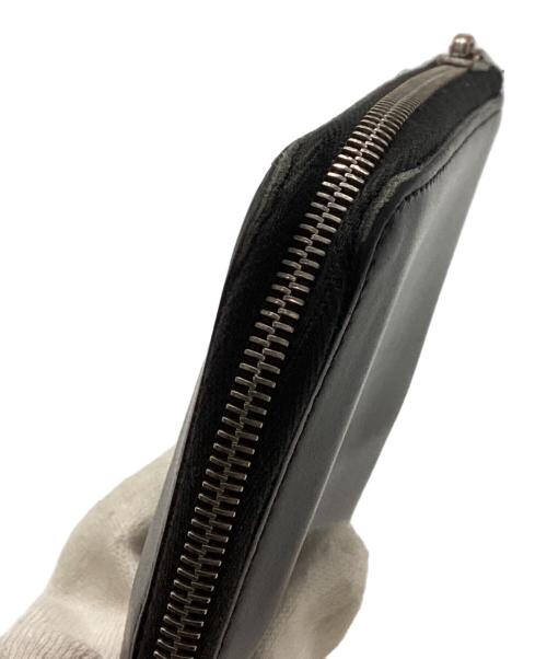 JIL SANDER（ジルサンダー）JIL SANDER (ジルサンダー) ラウンドジップミニサイフ ブラックの古着・服飾アイテム