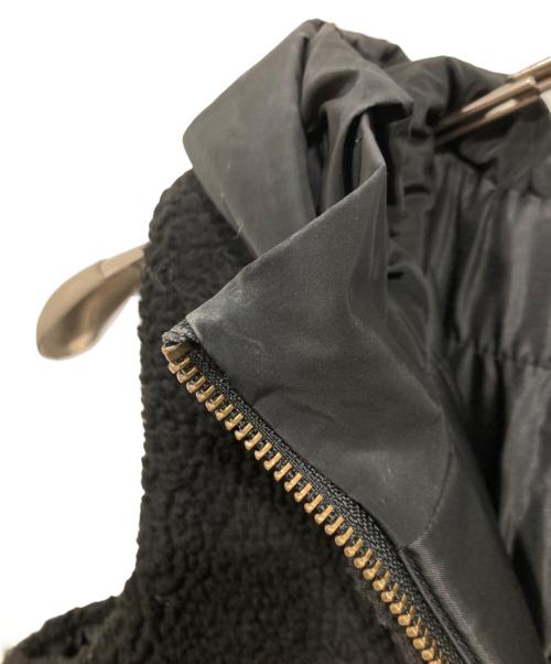 LA SUD ACTIVE（ラシュッドアクティブ）LA SUD ACTIVE (ラシュッドアクティブ) フーデッドボアベスト ブラック サイズ:9号の古着・服飾アイテム