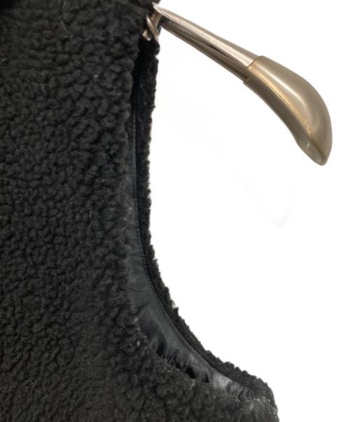 LA SUD ACTIVE（ラシュッドアクティブ）LA SUD ACTIVE (ラシュッドアクティブ) フーデッドボアベスト ブラック サイズ:9号の古着・服飾アイテム