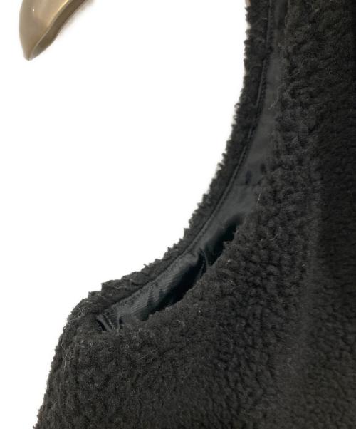 LA SUD ACTIVE（ラシュッドアクティブ）LA SUD ACTIVE (ラシュッドアクティブ) フーデッドボアベスト ブラック サイズ:9号の古着・服飾アイテム