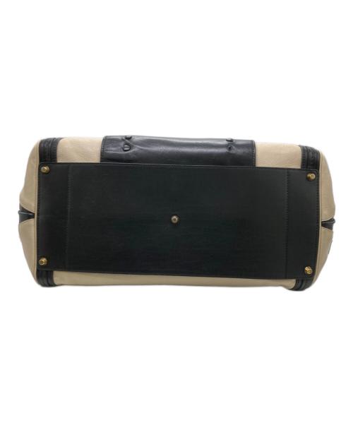 Chloe（クロエ）Chloe (クロエ) アリス2WAYバッグ ホワイト×ブラックの古着・服飾アイテム