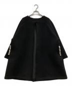 freneフラーネ）の古着「ポケットパール付きダンボールコート」｜ブラック
