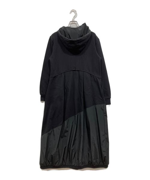 LA SUD（ラッシュド）LA SUD (ラッシュド) スウェット切替ワンピース ブラック サイズ:Freeの古着・服飾アイテム