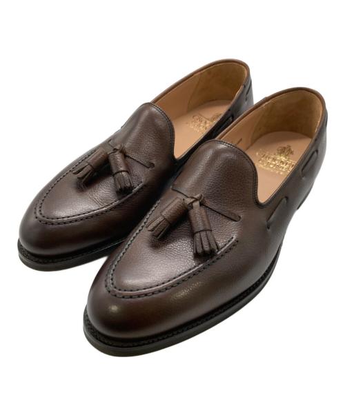 Crockett & Jones（クロケット＆ジョーンズ）Crockett & Jones (クロケット＆ジョーンズ) タッセルローファー / CAVENDISH2 ブラウン サイズ:8 1/2 Eの古着・服飾アイテム