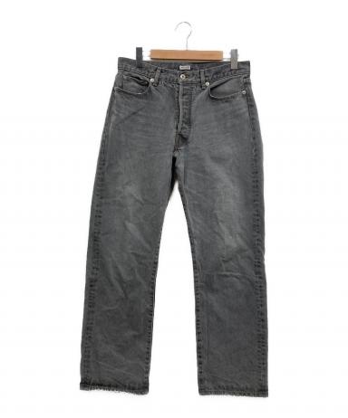 【美品】INSCRIRE ダークグレー ワイドデニム34 中古・古着通販】INSCRIRE (アンスクリア) デニムパンツ グレー サイズ