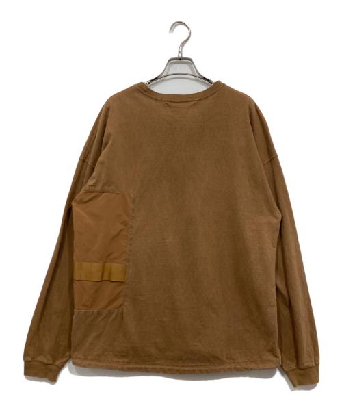 REMI RELIEF（レミレリーフ）REMI RELIEF (レミレリーフ) BRIEFING (ブリーフィング) ロングスリーブカットソー ブラウン サイズ:Sの古着・服飾アイテム