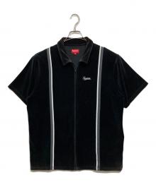 SUPREME（シュプリーム）の古着「ベロア半袖シャツ / Velour Warm Up」｜ブラック