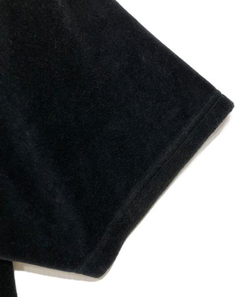 SUPREME（シュプリーム）Supreme (シュプリーム) ベロア半袖シャツ / Velour Warm Up ブラック サイズ:XLの古着・服飾アイテム