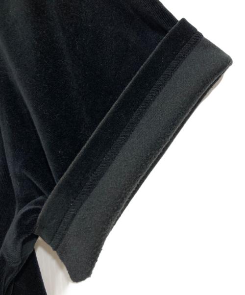 SUPREME（シュプリーム）Supreme (シュプリーム) ベロア半袖シャツ / Velour Warm Up ブラック サイズ:XLの古着・服飾アイテム