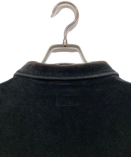 SUPREME（シュプリーム）Supreme (シュプリーム) ベロア半袖シャツ / Velour Warm Up ブラック サイズ:XLの古着・服飾アイテム